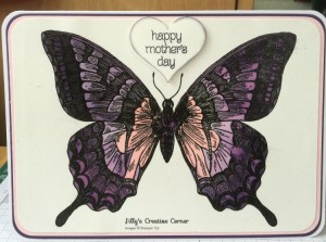 Hayley's mothers day card