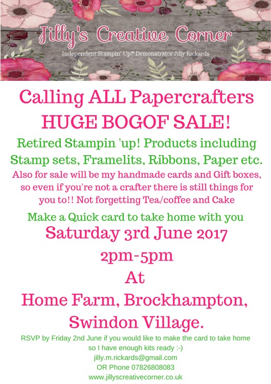 BOGOF Papercraft sale 